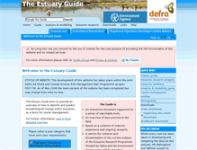 Tablet Screenshot of estuary-guide.net